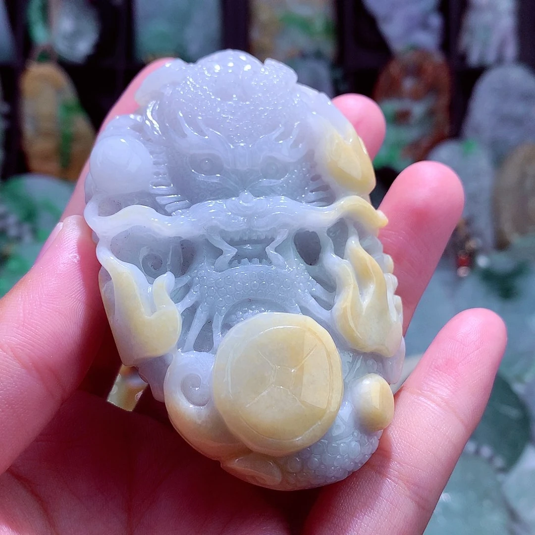 颈饰未镶嵌翡翠天然