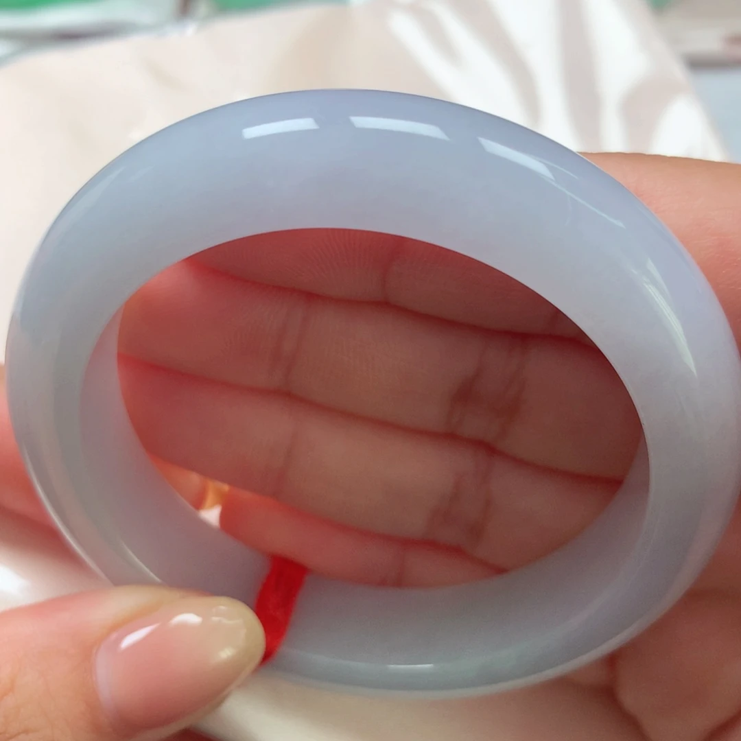 翡翠未镶嵌手镯3冰胶紫