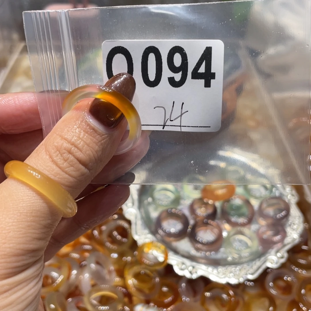 玛瑙/玉髓未镶嵌戒指094