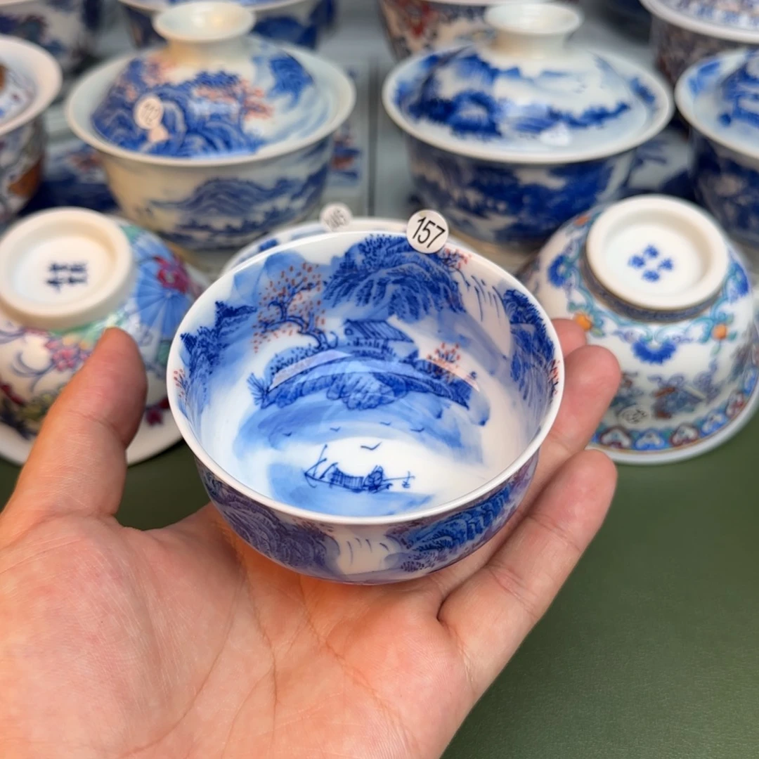 彦祖纯手工手绘茶具157