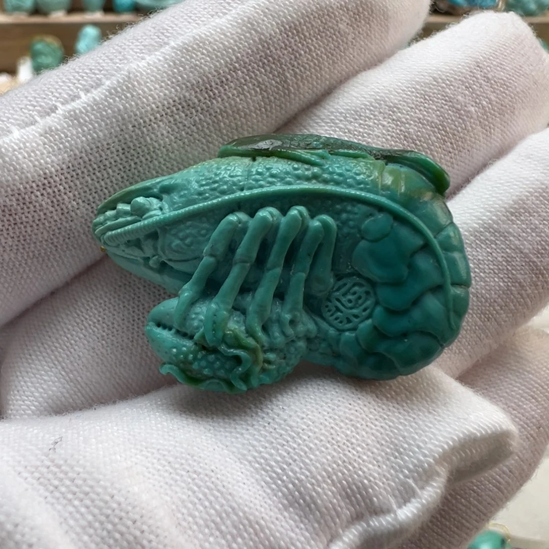 绿松石未镶嵌配饰21.5*32.9