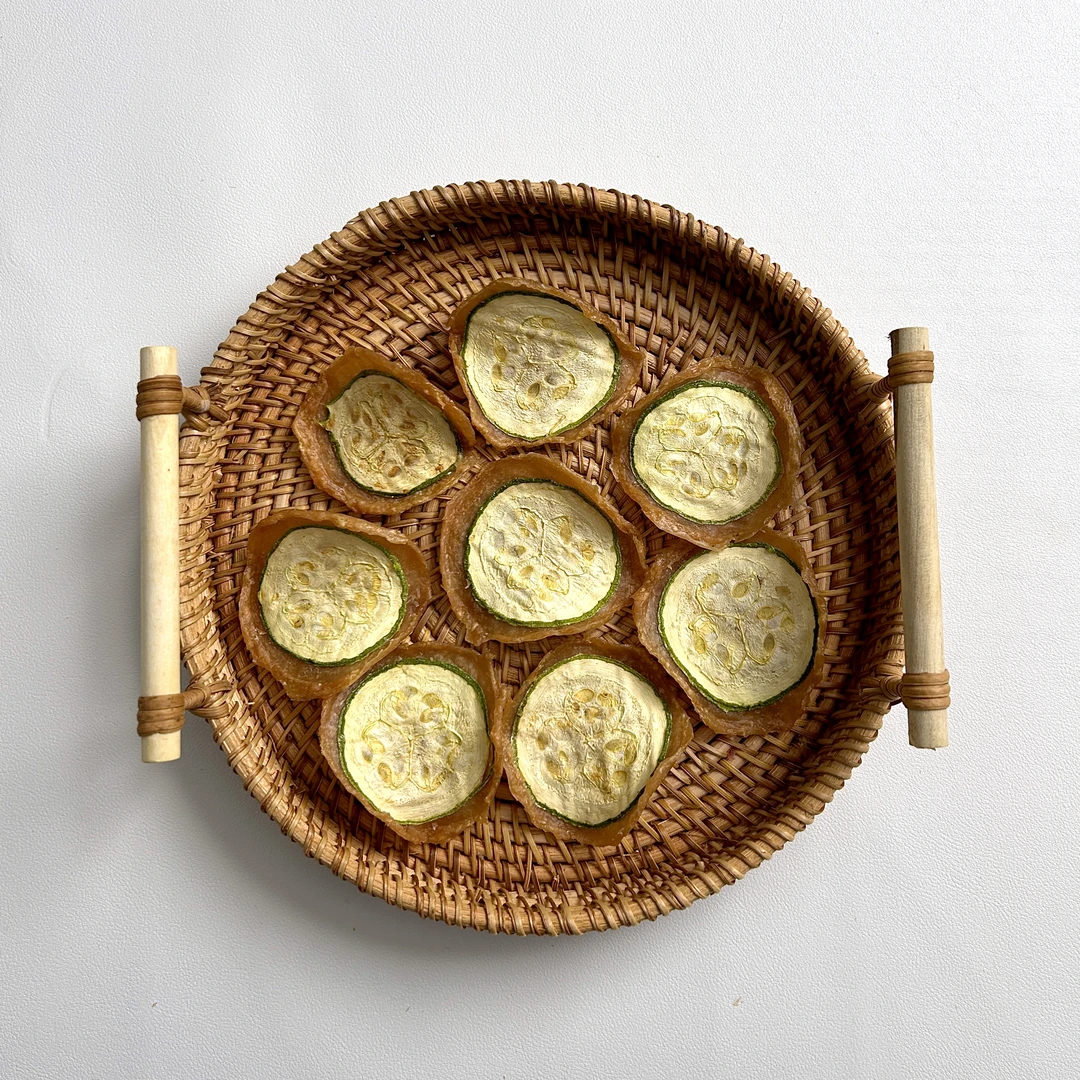 初二自制西葫芦鸡肉饼手工狗零食比熊泰迪大型犬荤素搭配训练奖励