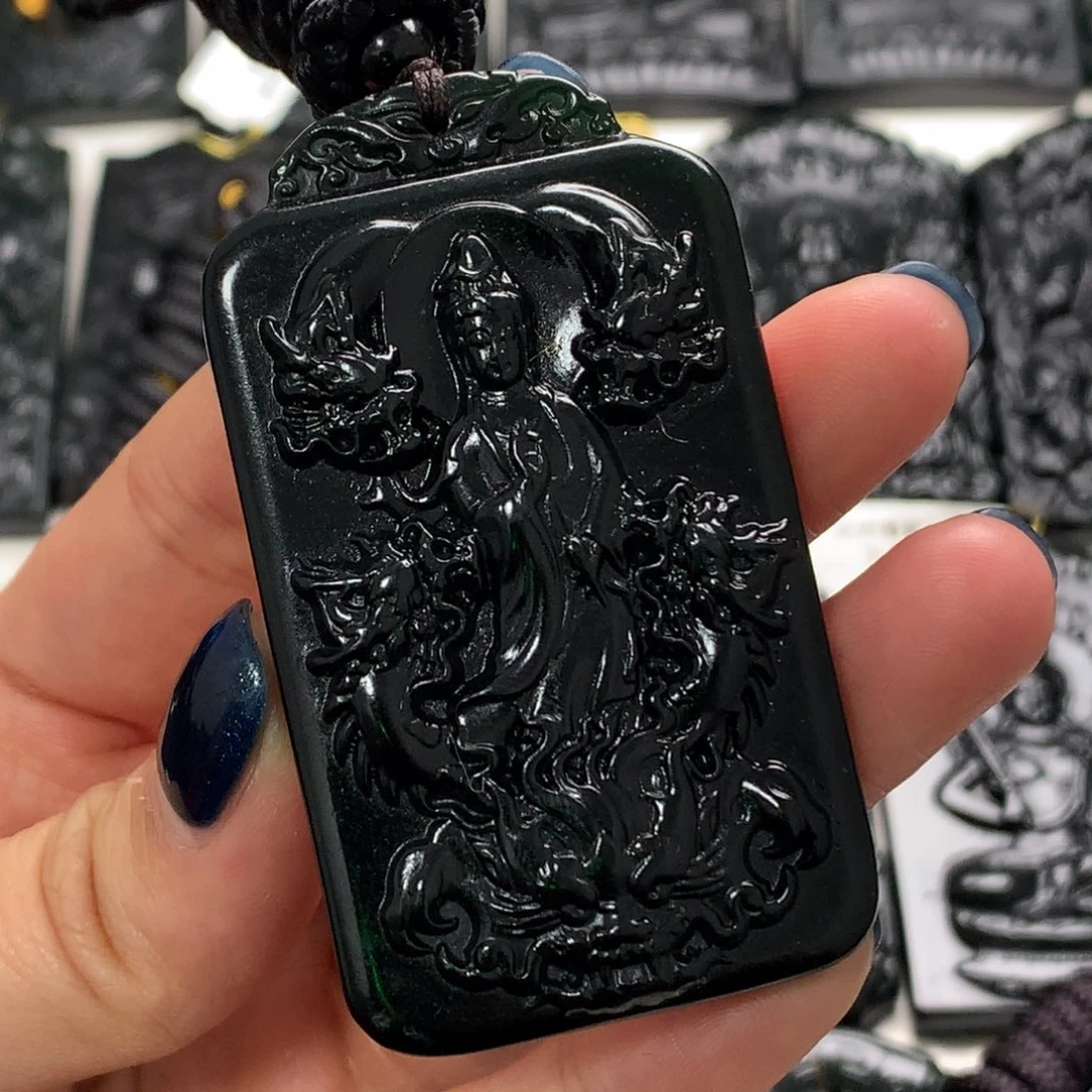 天然a货钢琴黑挂件