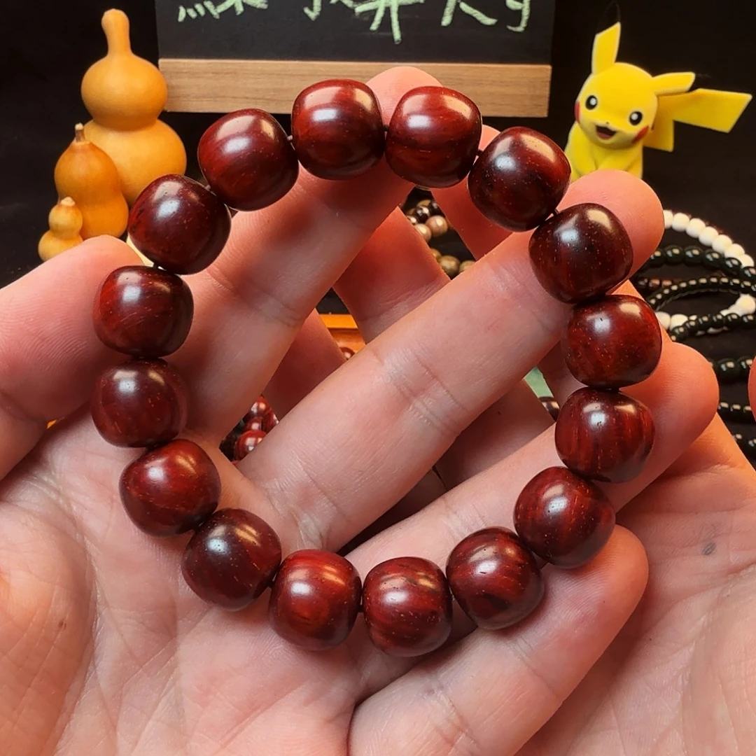 S***妍手串/手链小叶紫檀13*14无胶