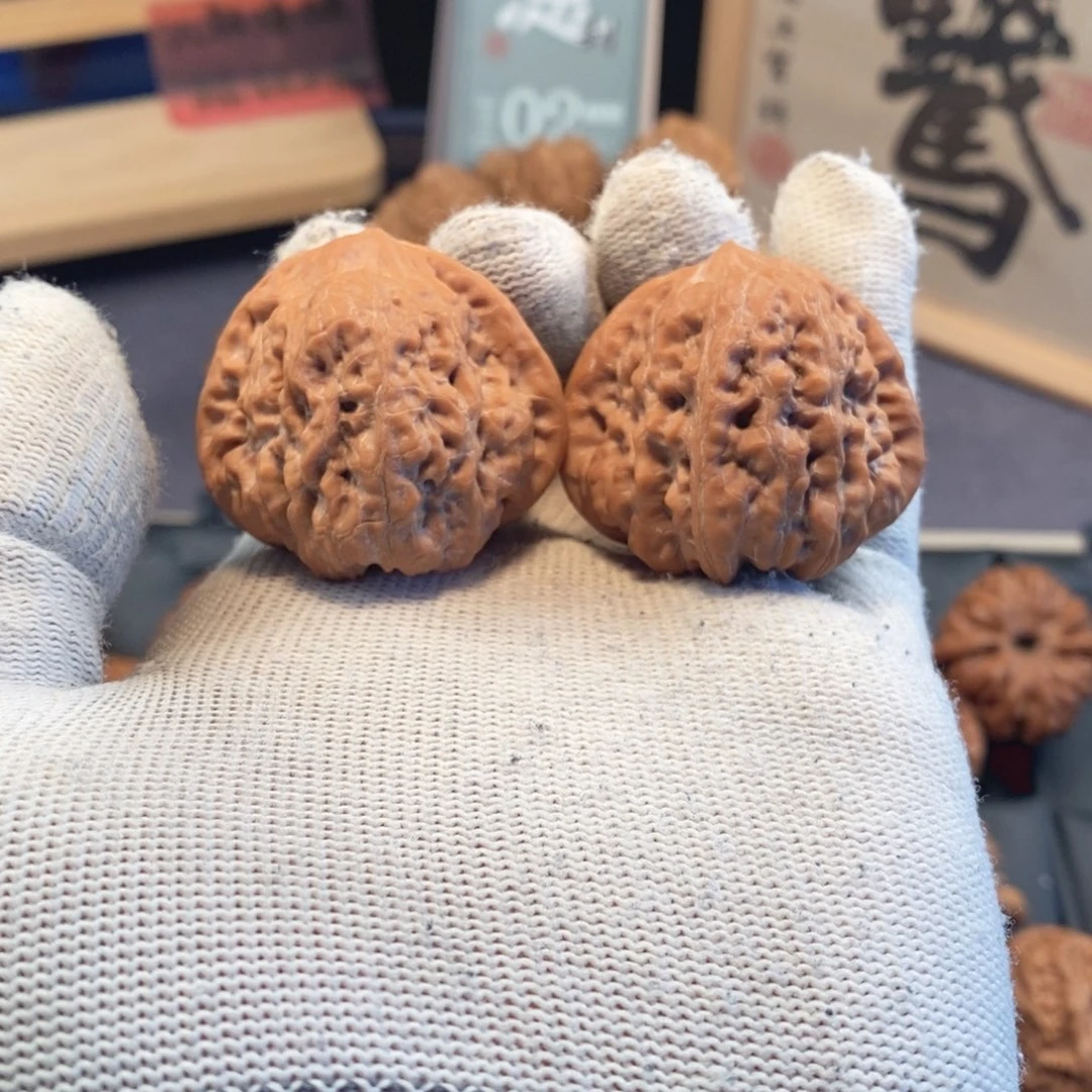 把件文玩核桃走红快速系列41尺平谷凹底A411