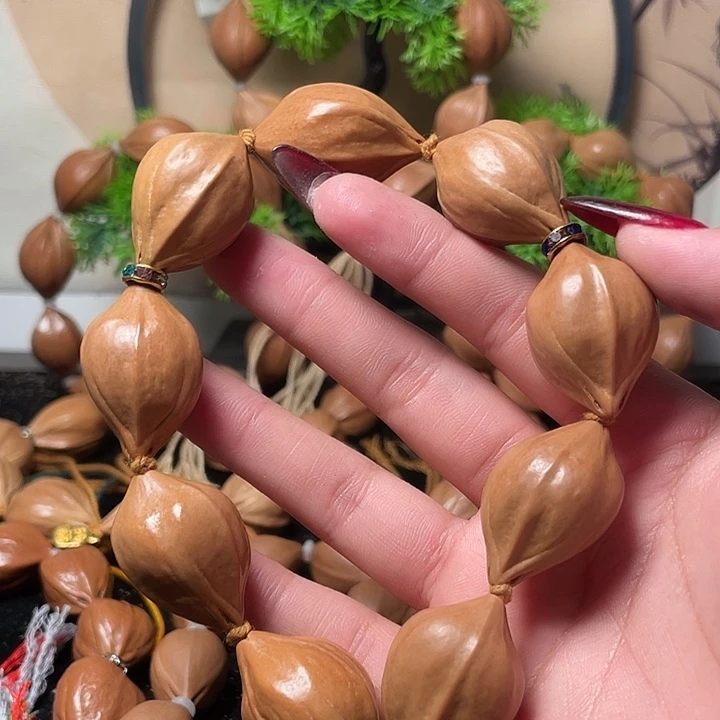 橄榄核手串/手链2.1鹦鹉手持9九九归一