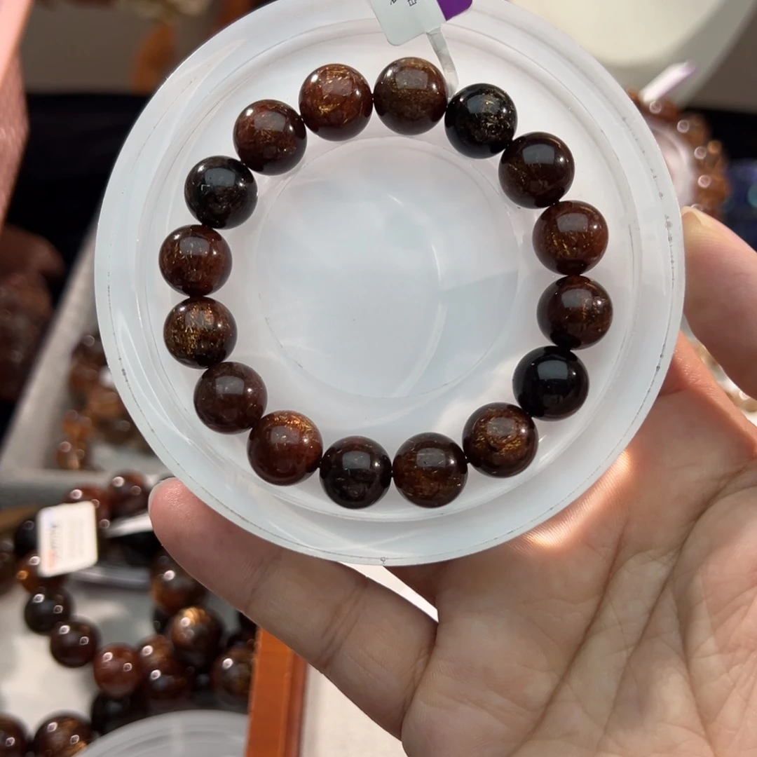 你***猜未镶嵌手链水晶黑金超七12