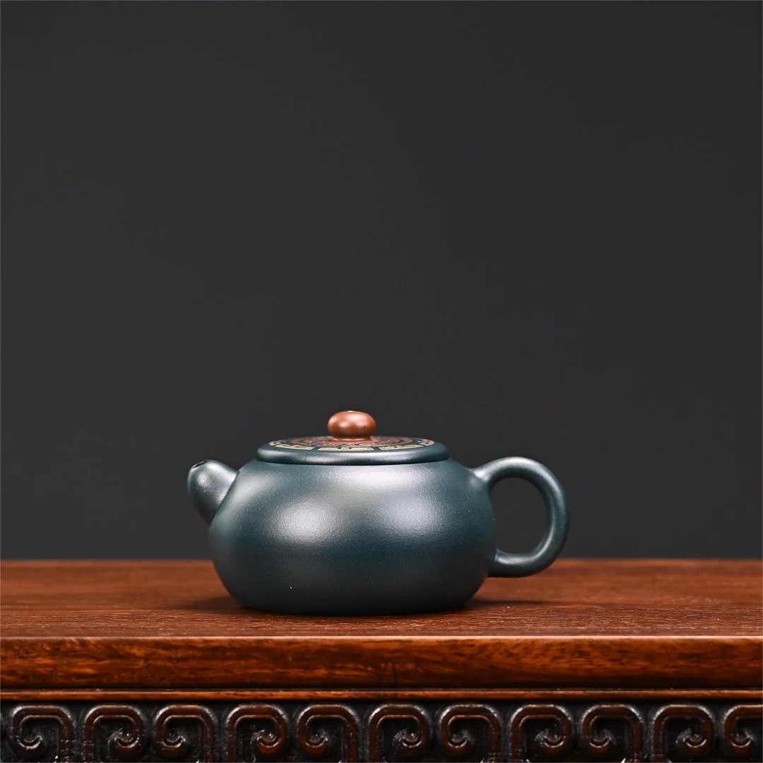 范家壶庄《珠郎》苏门答腊青150cc品牌系列手工紫砂壶
