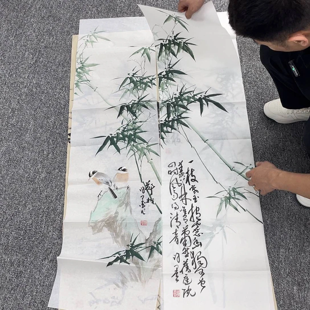 国画纯手绘字画宣纸
