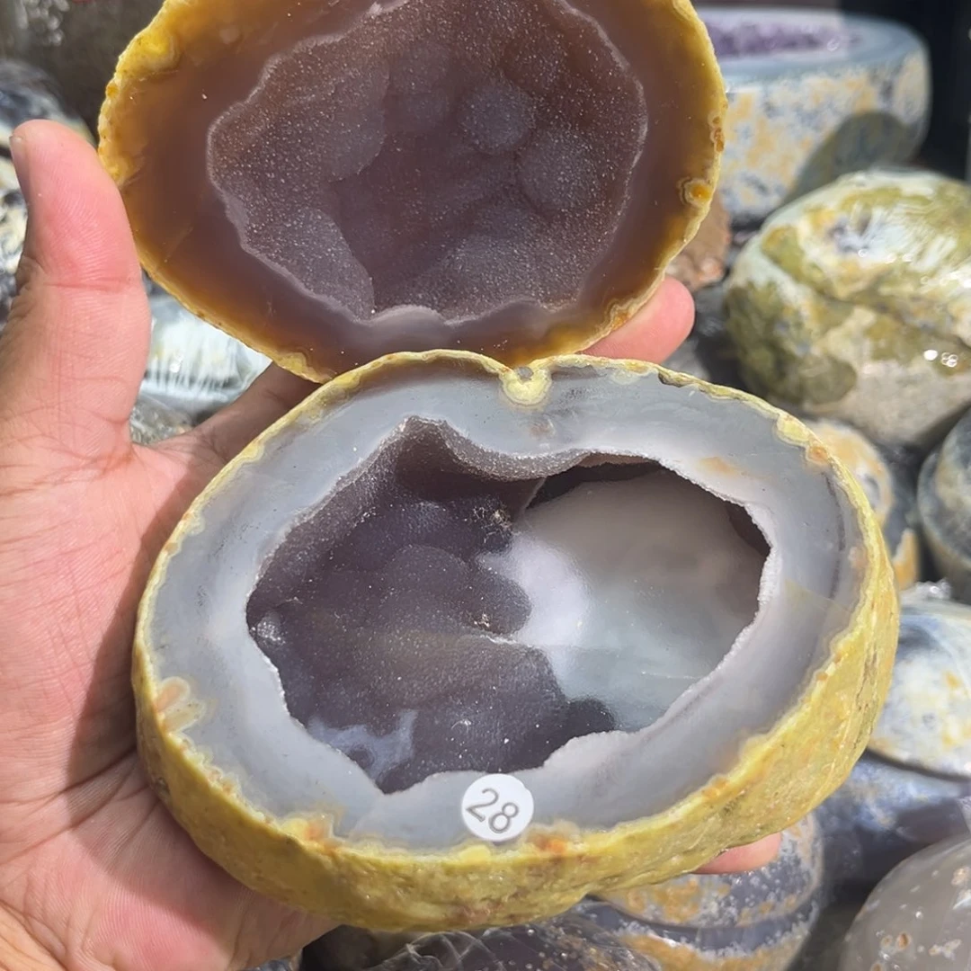 未镶嵌聚宝盆玛瑙/玉髓发***发