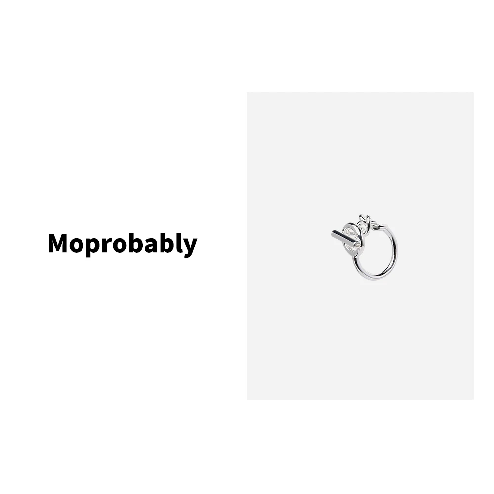 925银戒指 予诺 2024新品个性圆环戒指女复古时尚OT扣潮L4033008