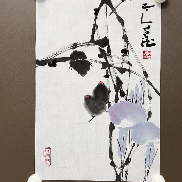国画郭千龙   手绘原创