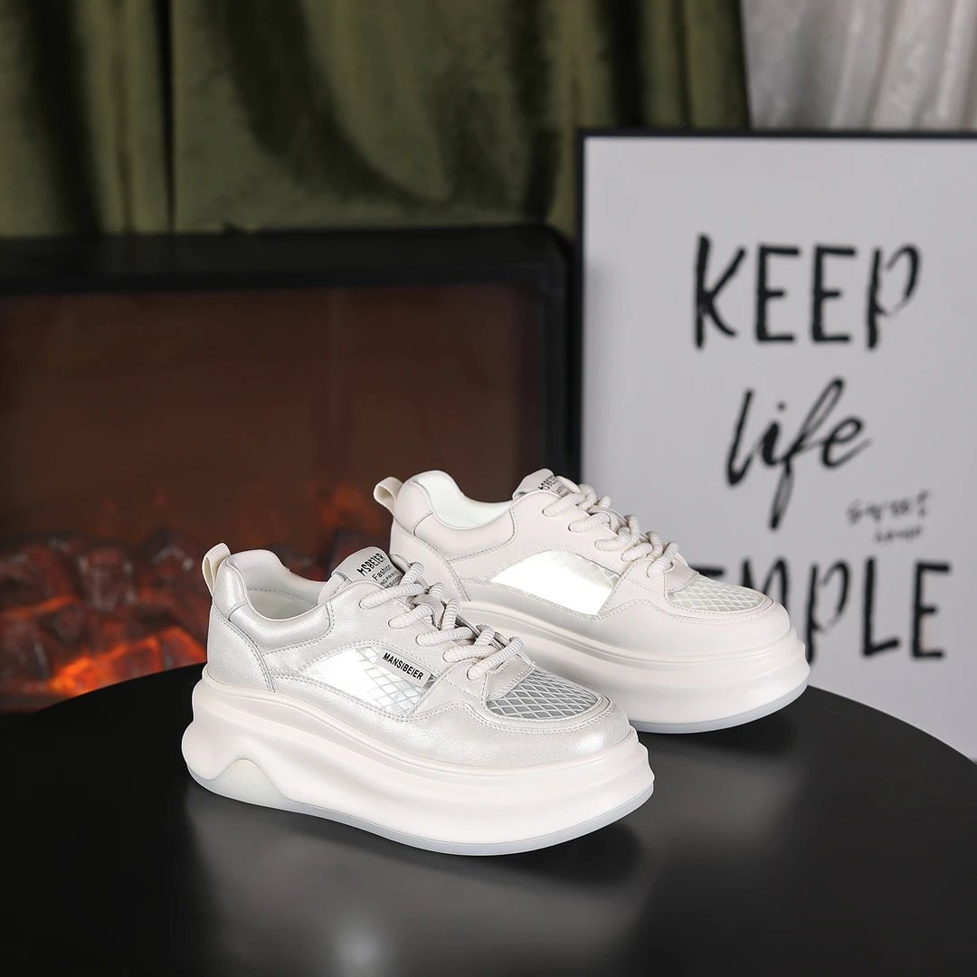 【RIELOV冰淇淋】增高6cm时尚潮流百搭女士休闲鞋7092