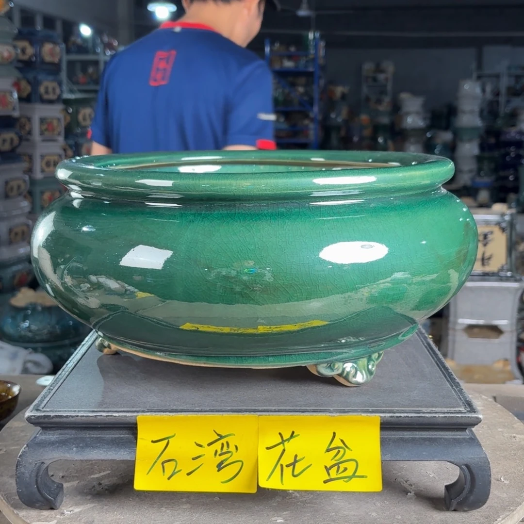 一风堂石湾花盆 内26*12