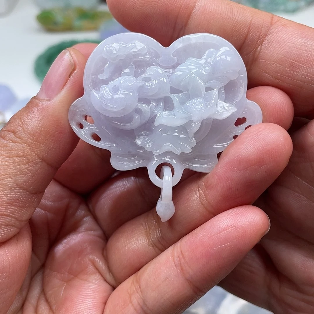 颈饰未镶嵌翡翠小****y翡玉缘翡翠