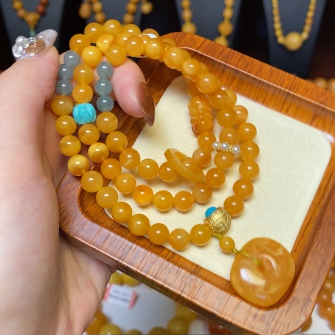 【闪购商品】蜜蜡手链未镶嵌手串