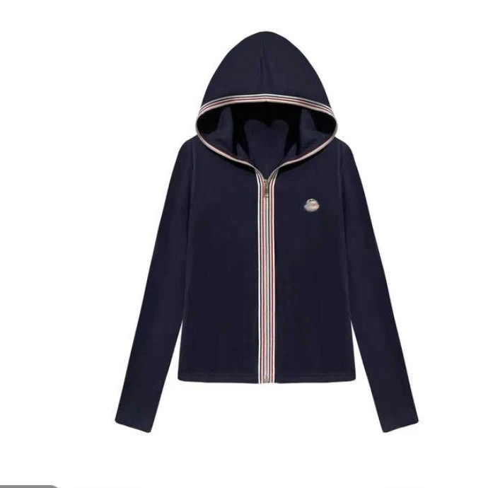 2025新款连帽卫衣拼接开衫拉链外套休闲百搭上衣