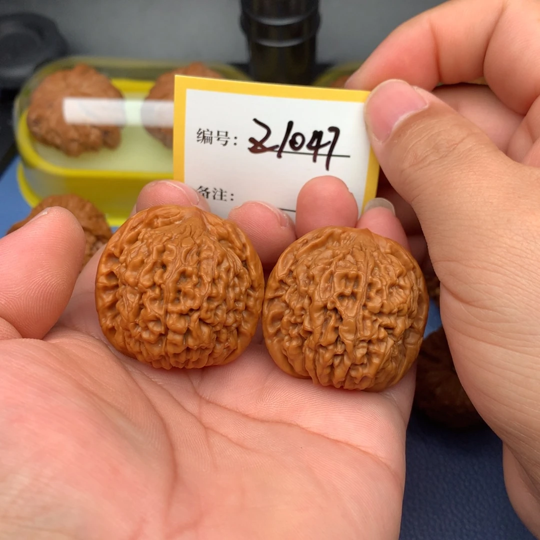 把件文玩核桃38莲花1047