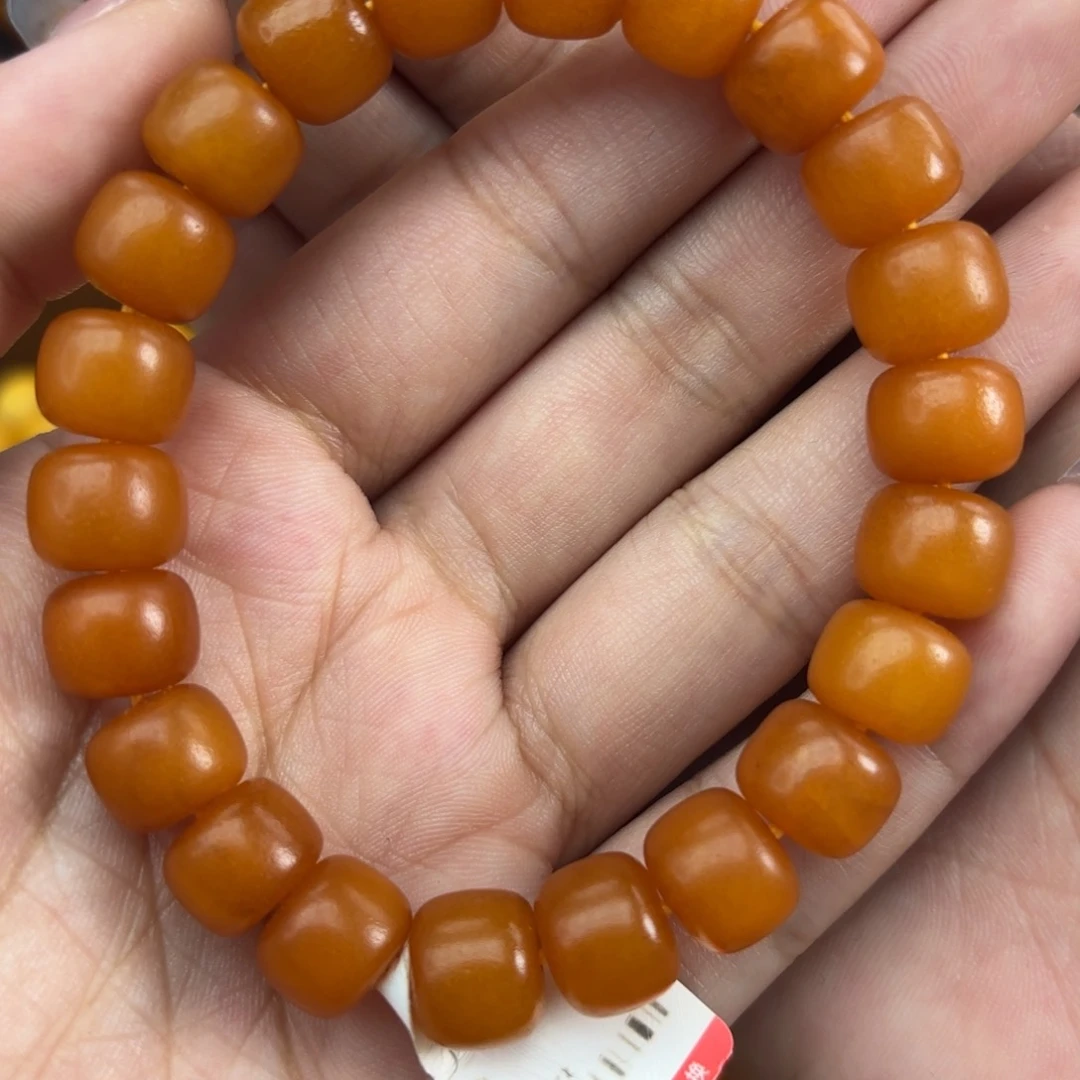 未镶嵌琥珀手链蜜蜡