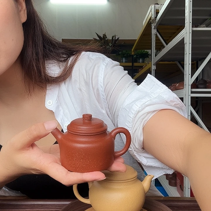 紫砂茶壶降坡德中120cc