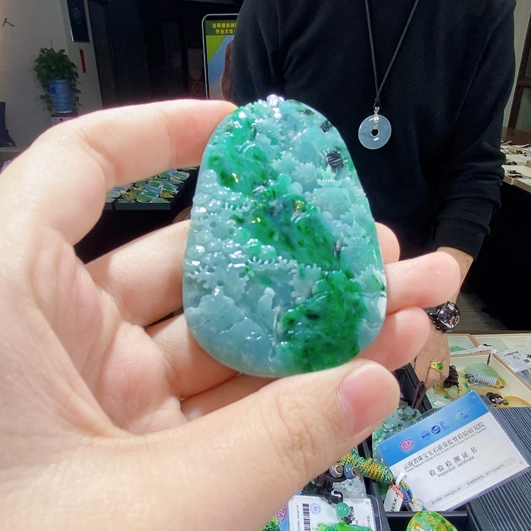 颈饰未镶嵌翡翠翡翠