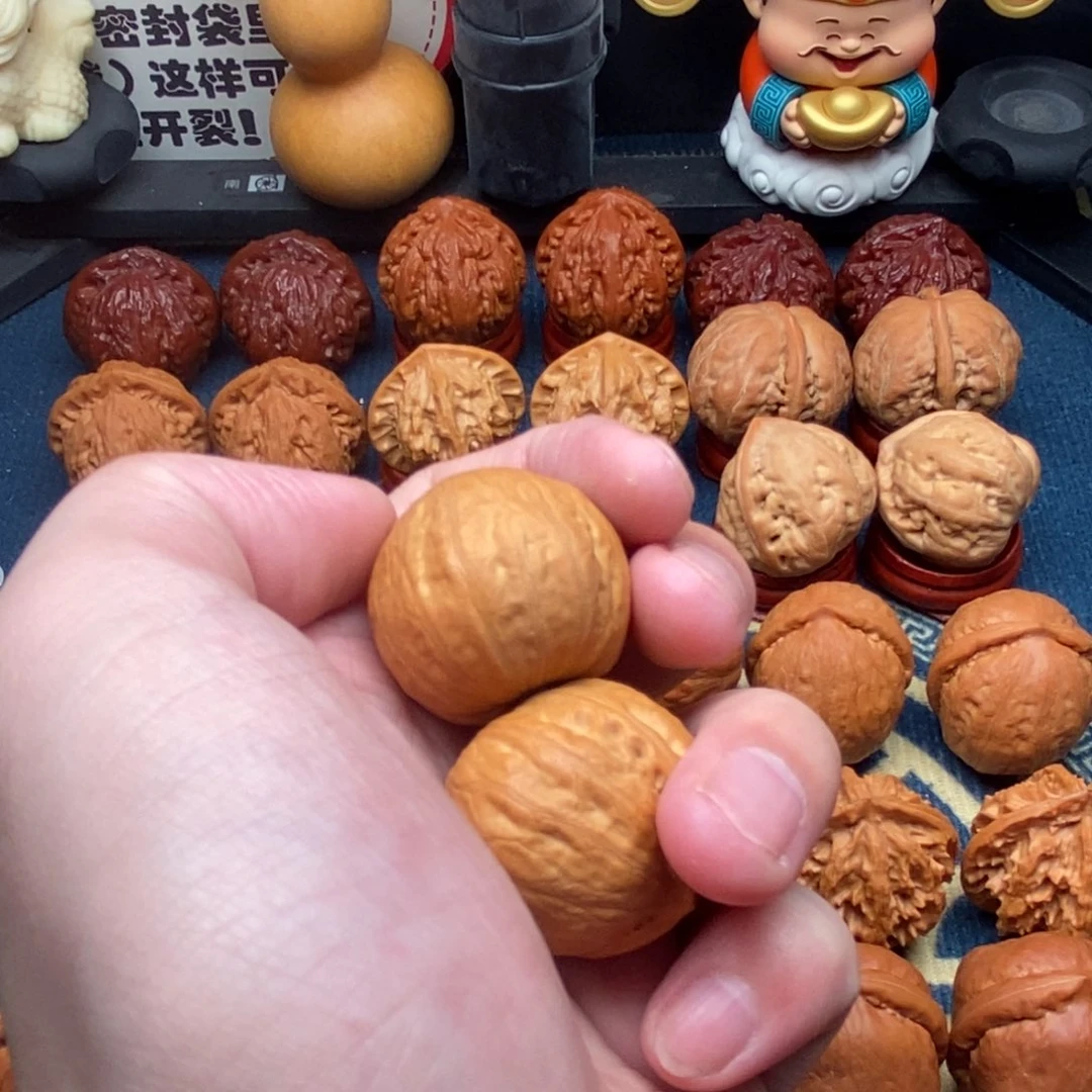 文玩核桃把件囧精品小手捻