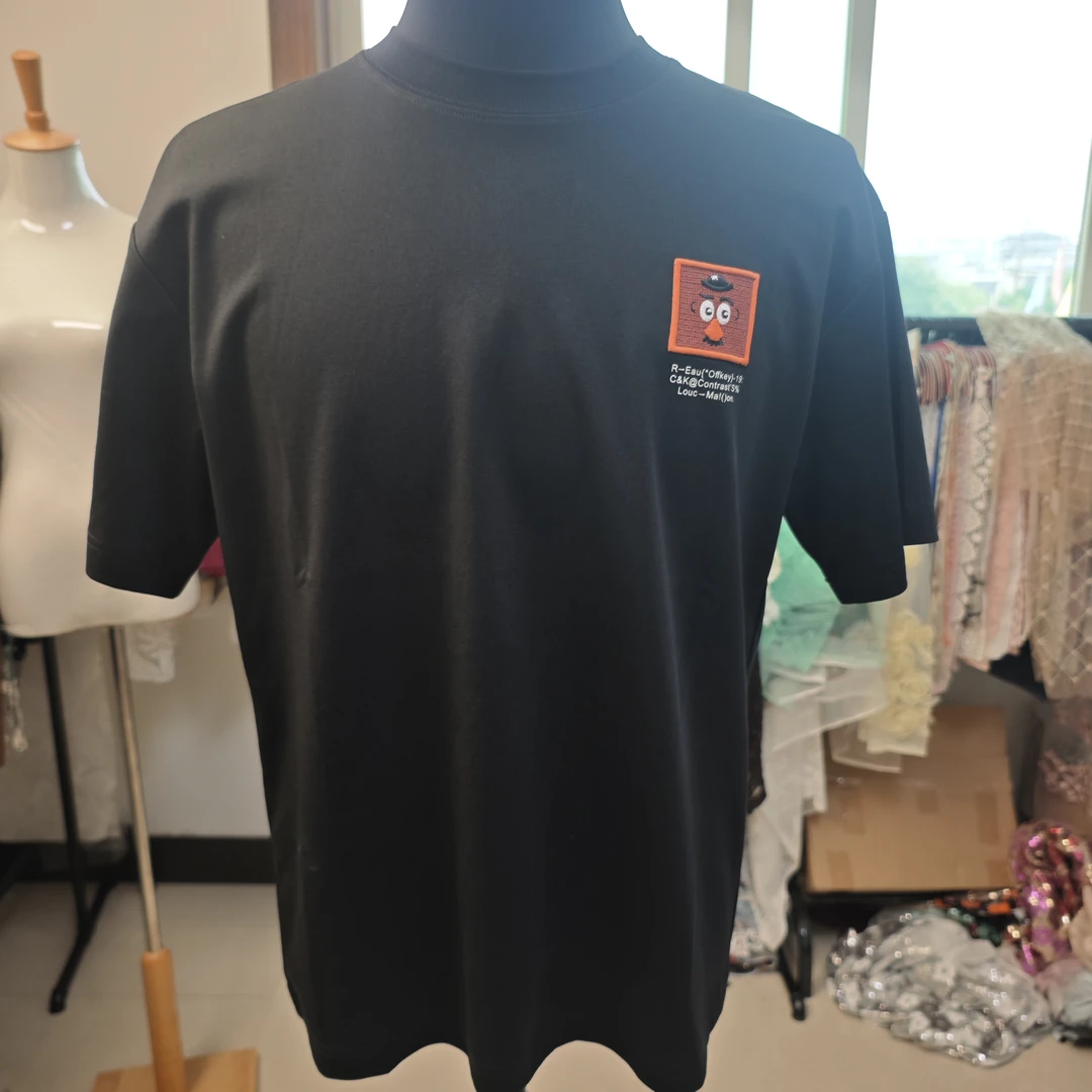 短袖圆领通用运动常规夏季T恤男款上衣极简风法式