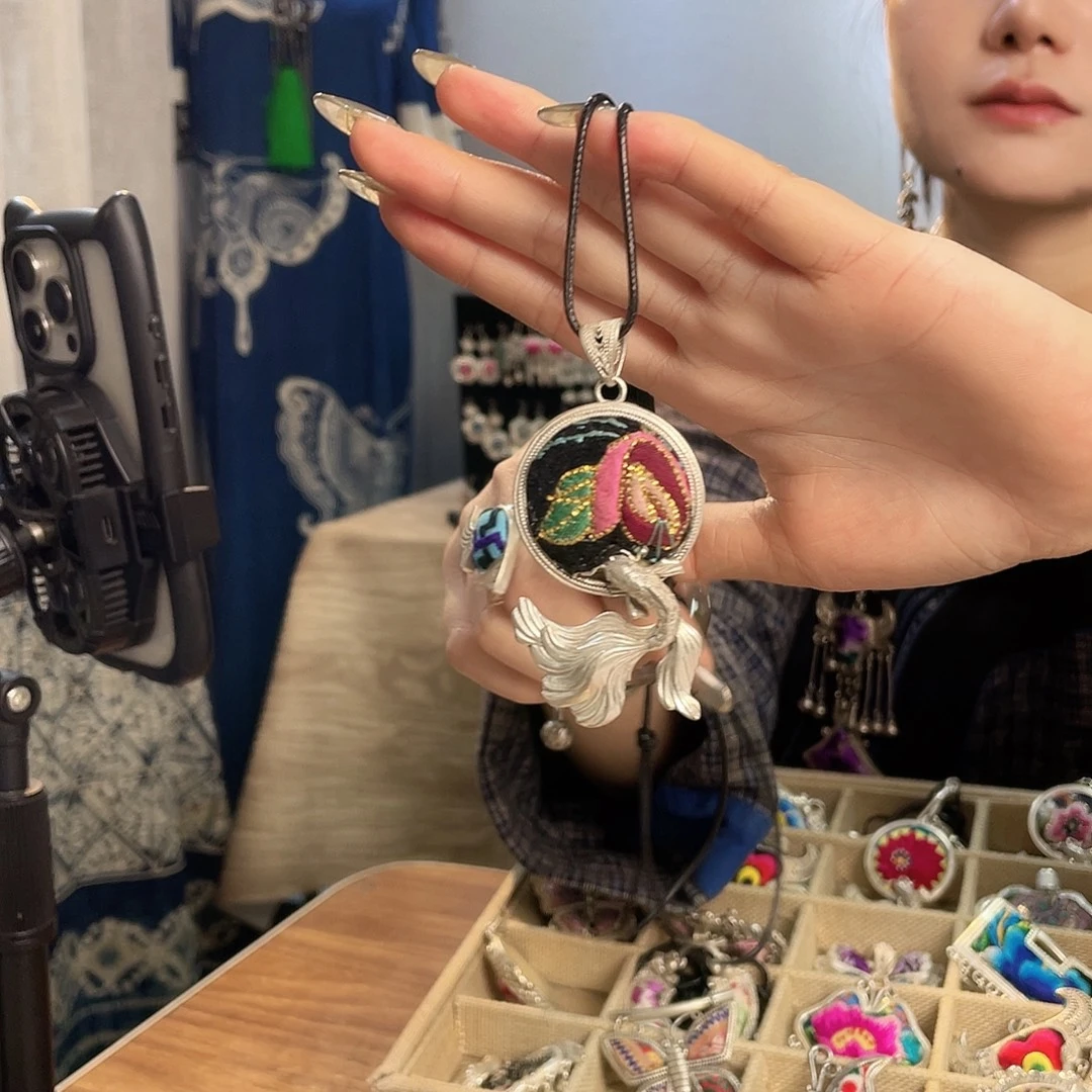 锆石纯铜合金项链