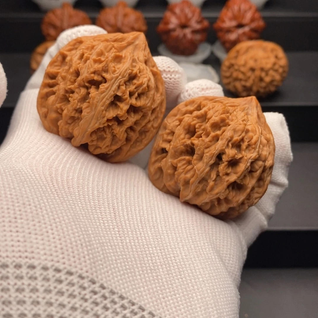 把件文玩核桃44尺九龙筋