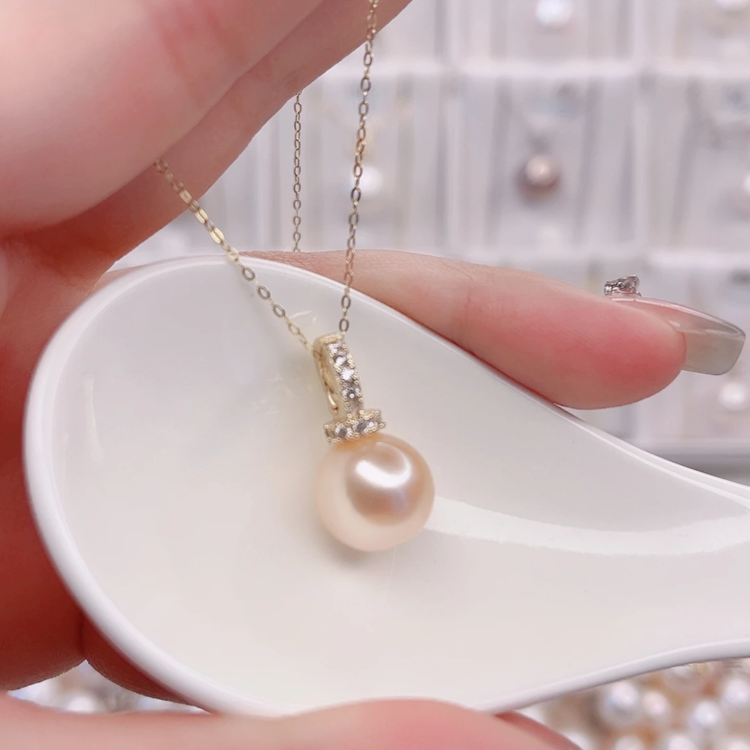 淡水珍珠未镶嵌吊坠(赠链)