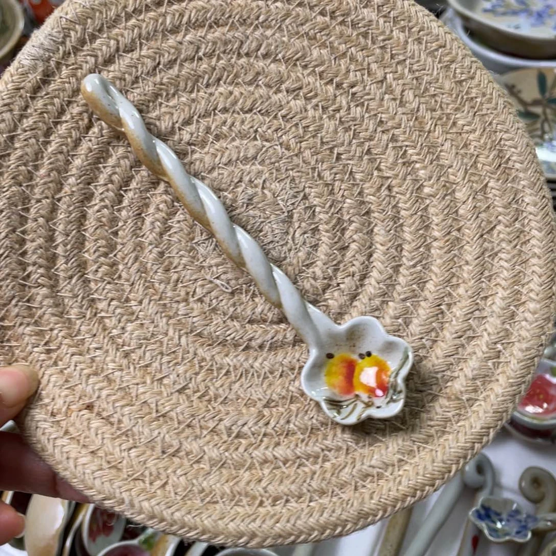 小咖啡勺景德镇高温陶瓷8888