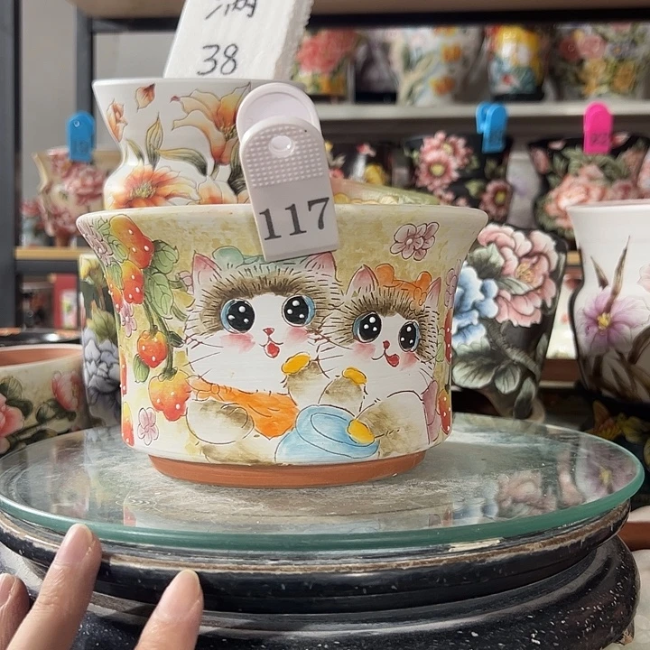 景德镇手绘花盆新号开播