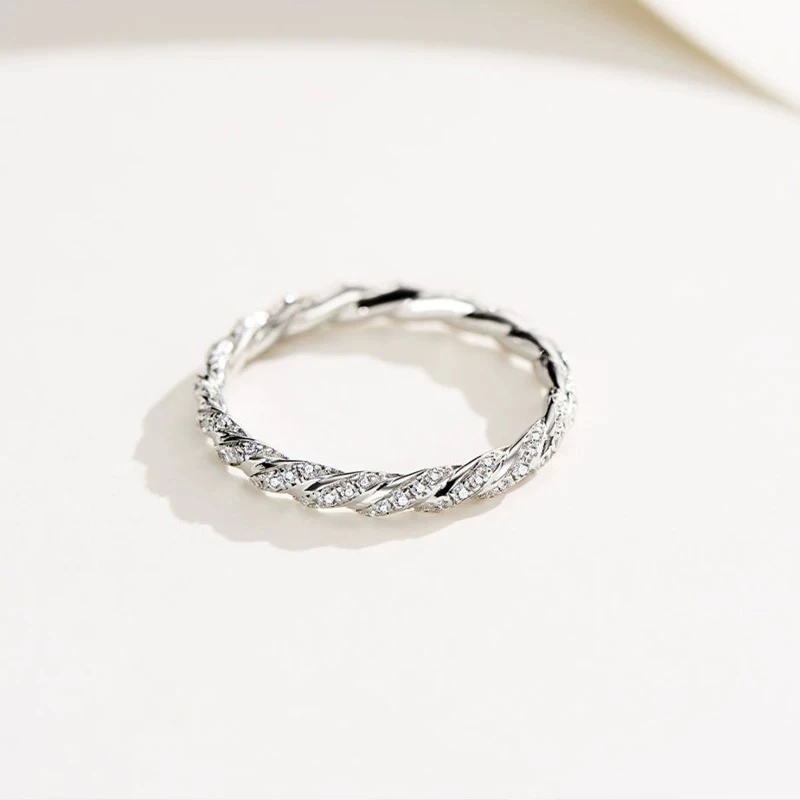 【Carl珠宝定制 】麻花排戒