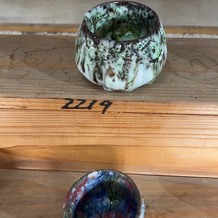 邹***憨志野茶器茶杯 主人杯