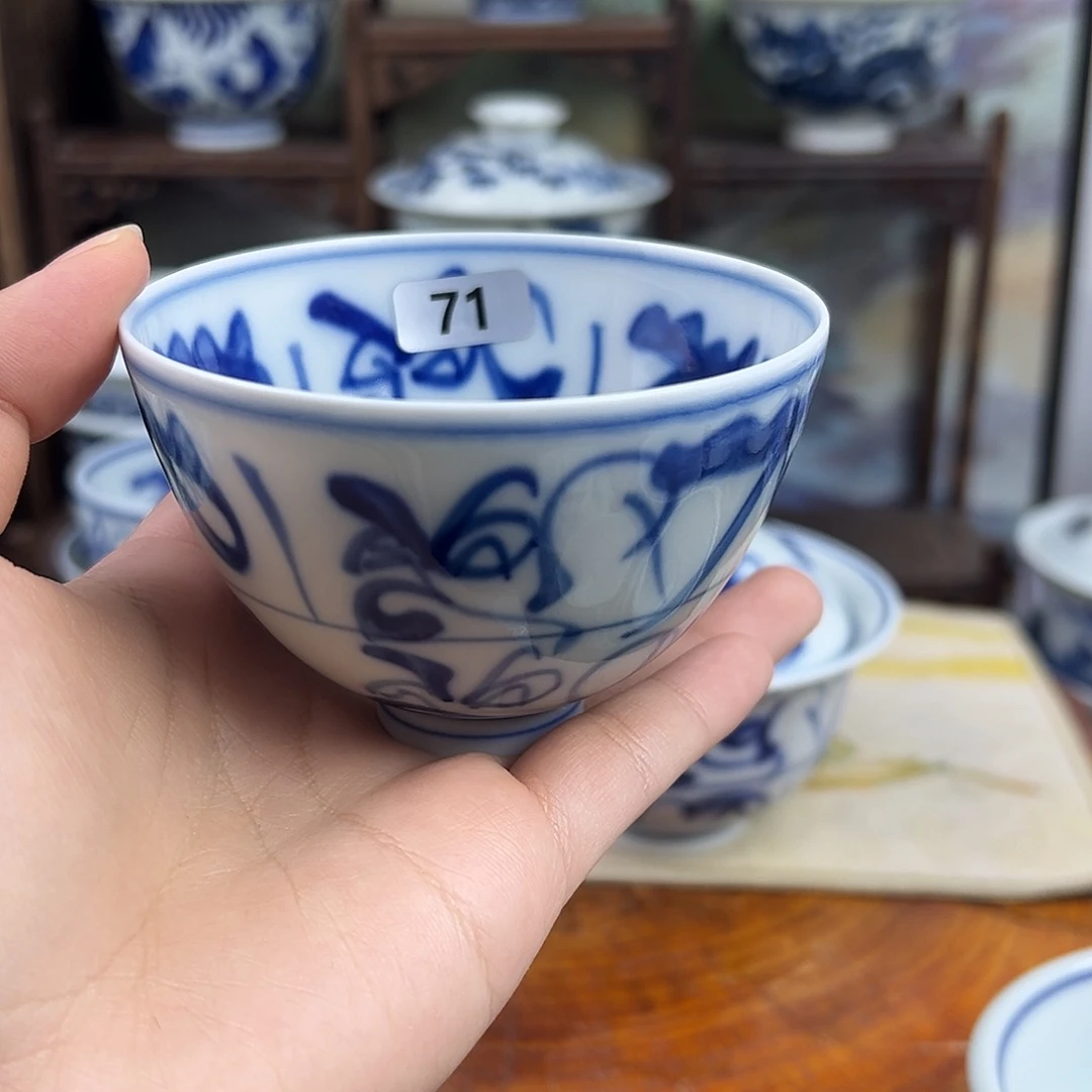 瓷其他刀字杯子柴窑71