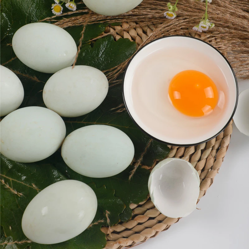 豫山村熟鸭蛋海鸭蛋正宗农家散养海鸭蛋绿壳青皮