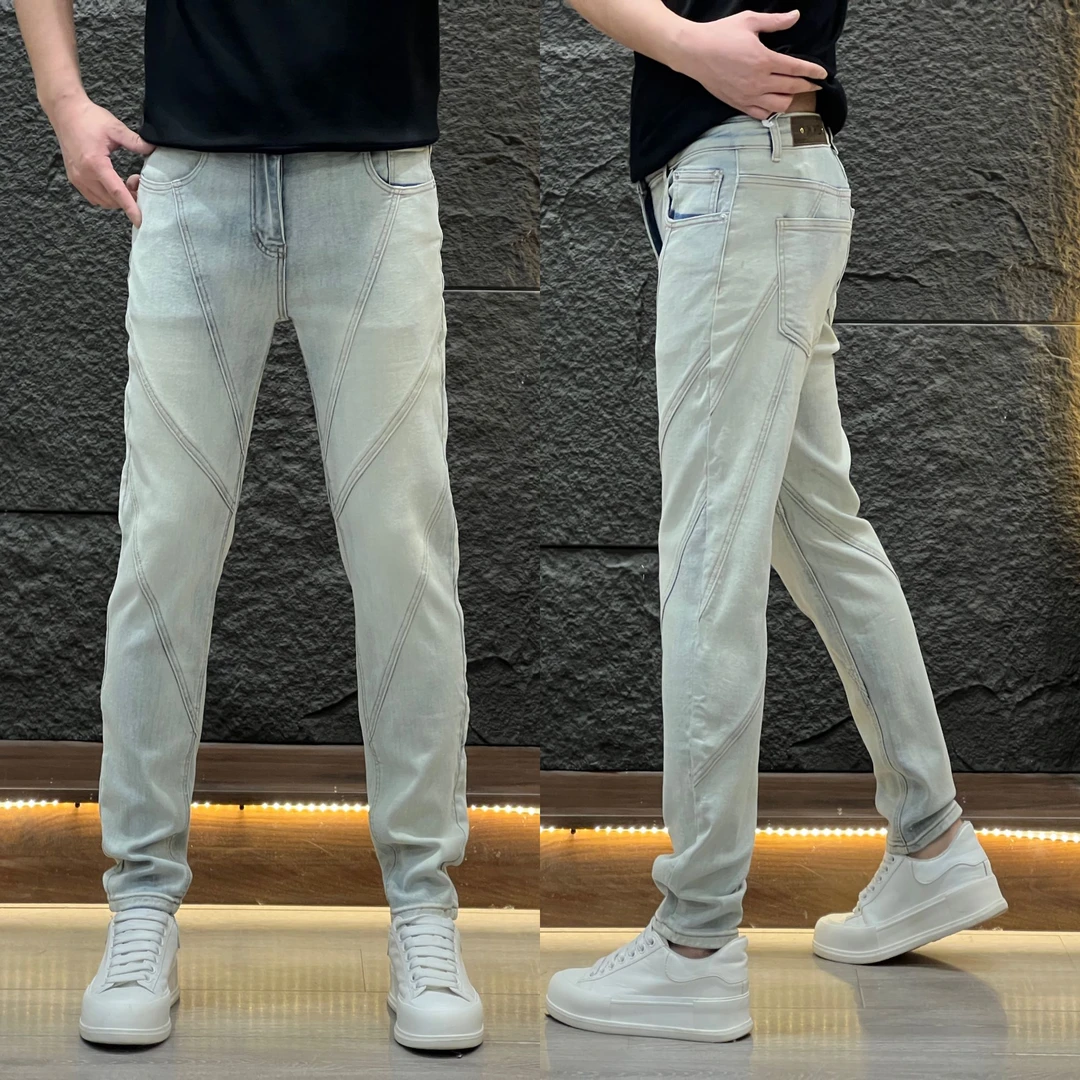 【经典】男士春款直筒牛仔裤水洗AR615412百搭