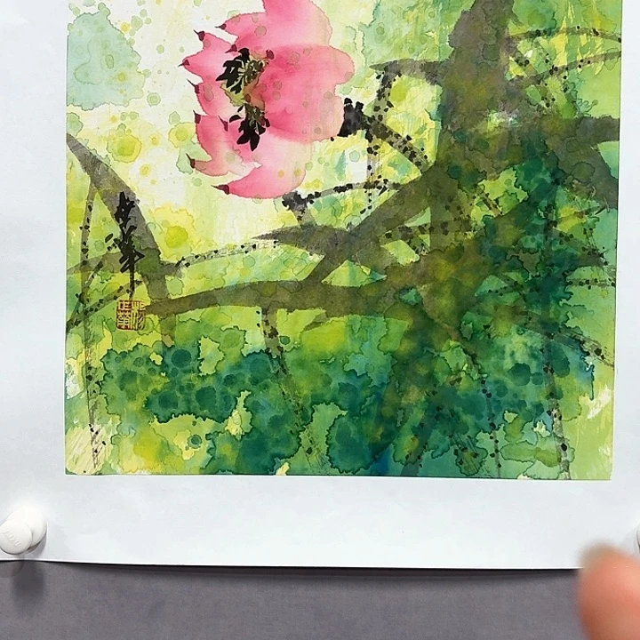 国画亲笔手绘放心去藏