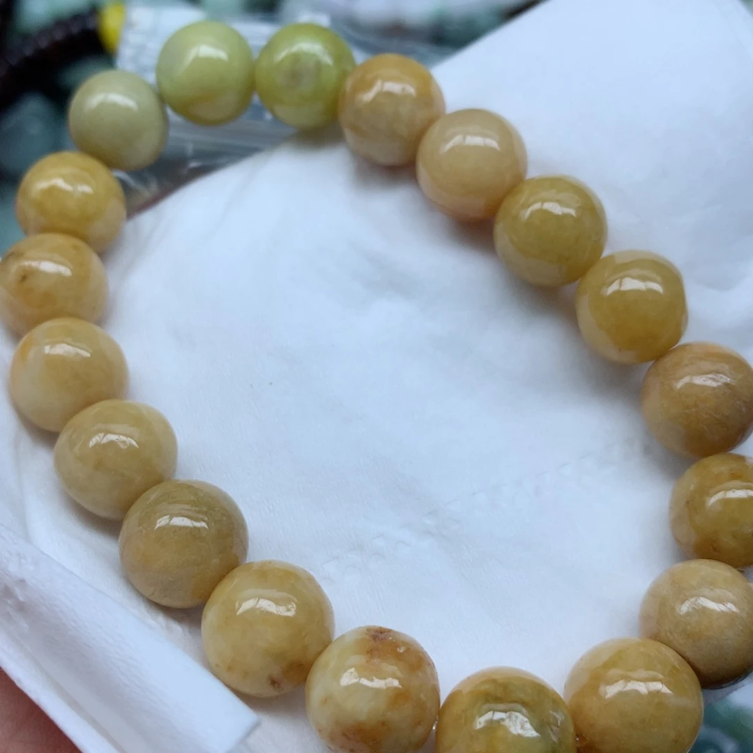 翡翠未镶嵌颈饰手串