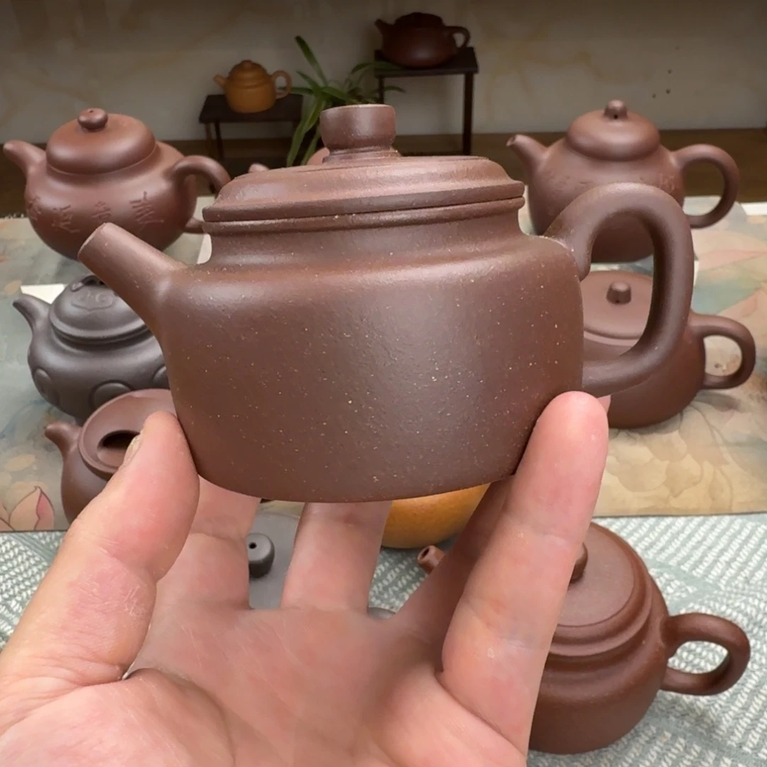 茶壶紫砂德中 紫泥180cc