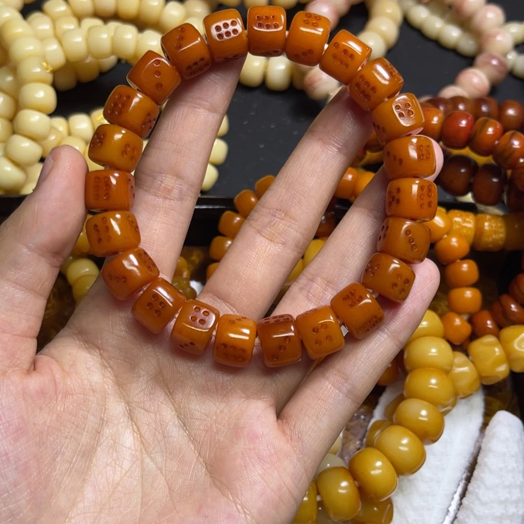 骆驼牙手串/手链骰子珠