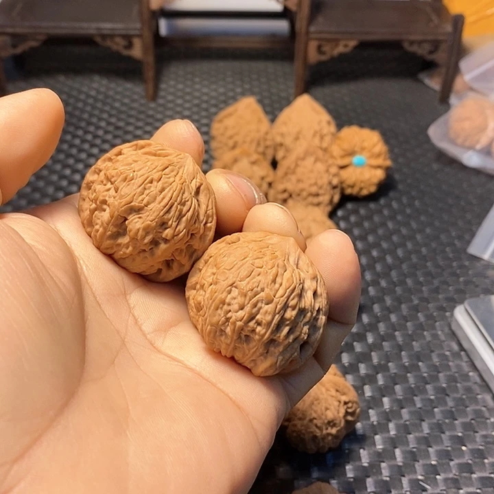 吊坠文玩核桃绣球