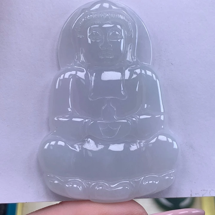 颈饰未镶嵌翡翠观音