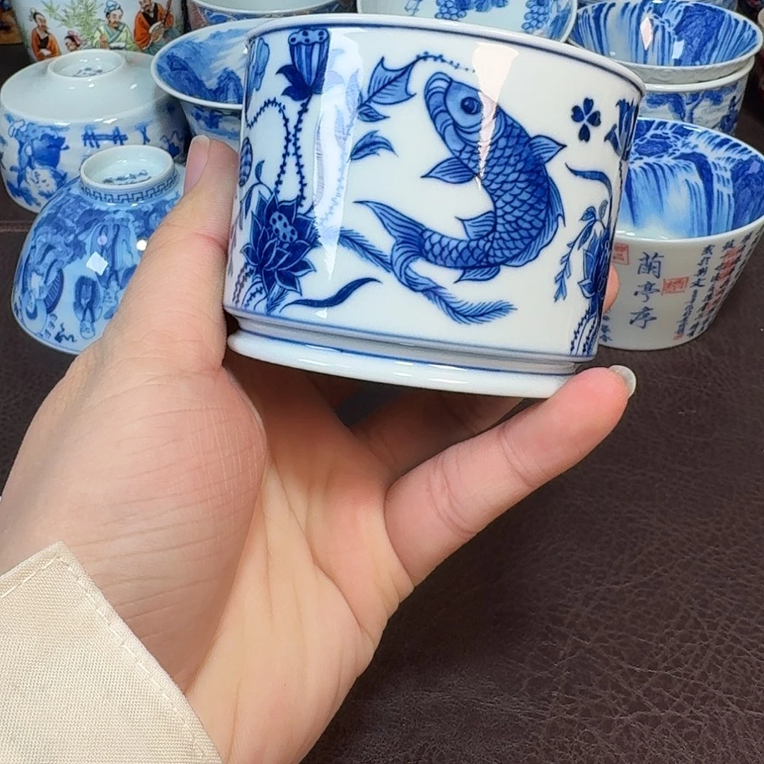 现代景德镇陶瓷杯