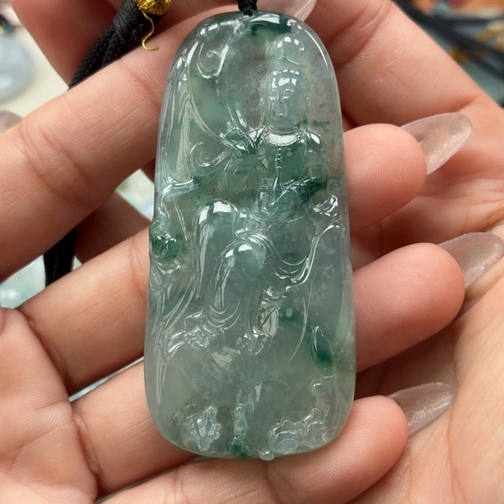 翡翠未镶嵌颈饰天然翡翠a货