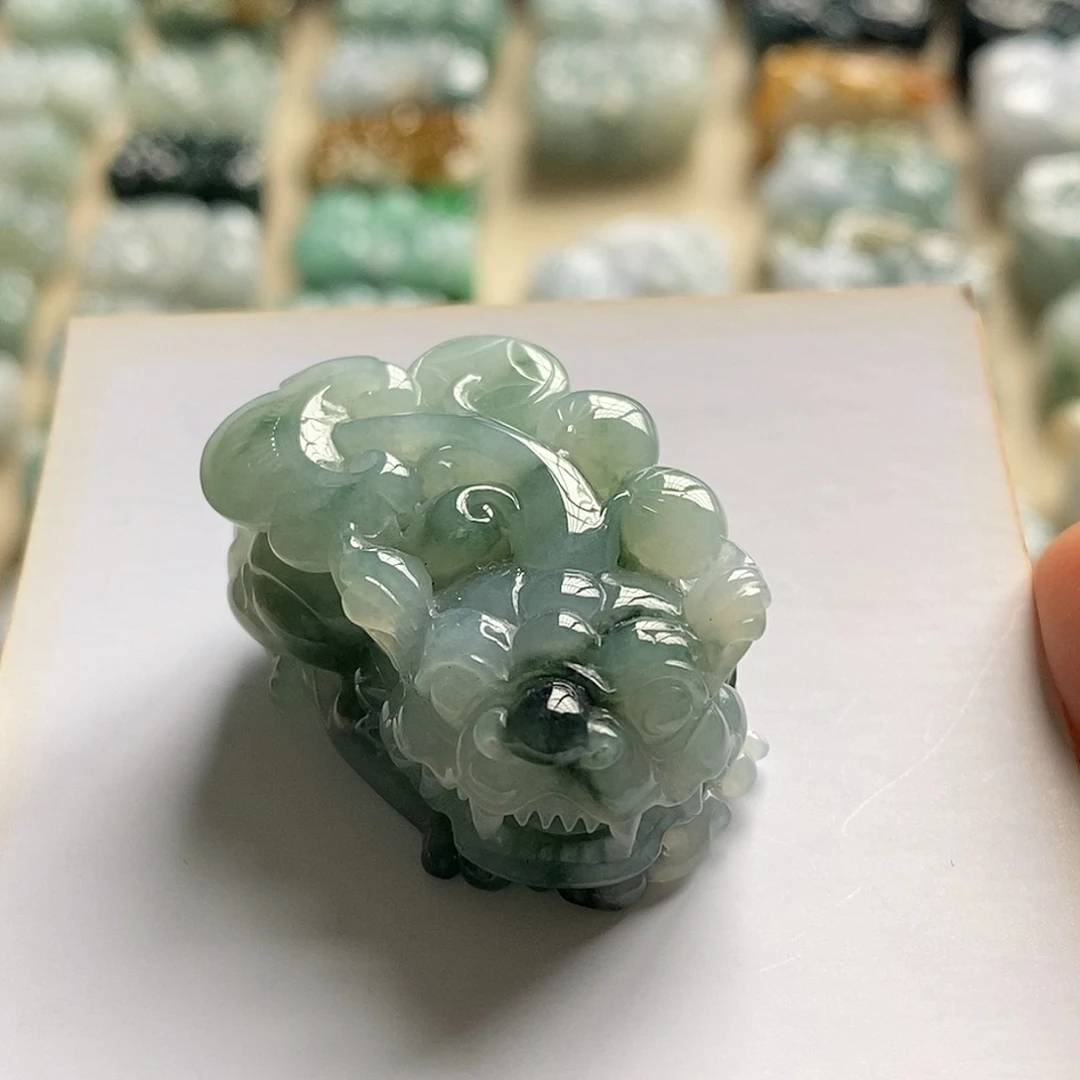 颈饰未镶嵌翡翠天然翡翠貔貅吊坠