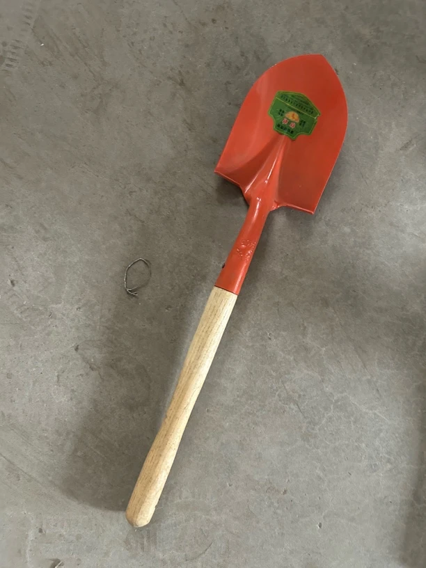 直播间直把橘色小尖铲有瑕疵不影响使用