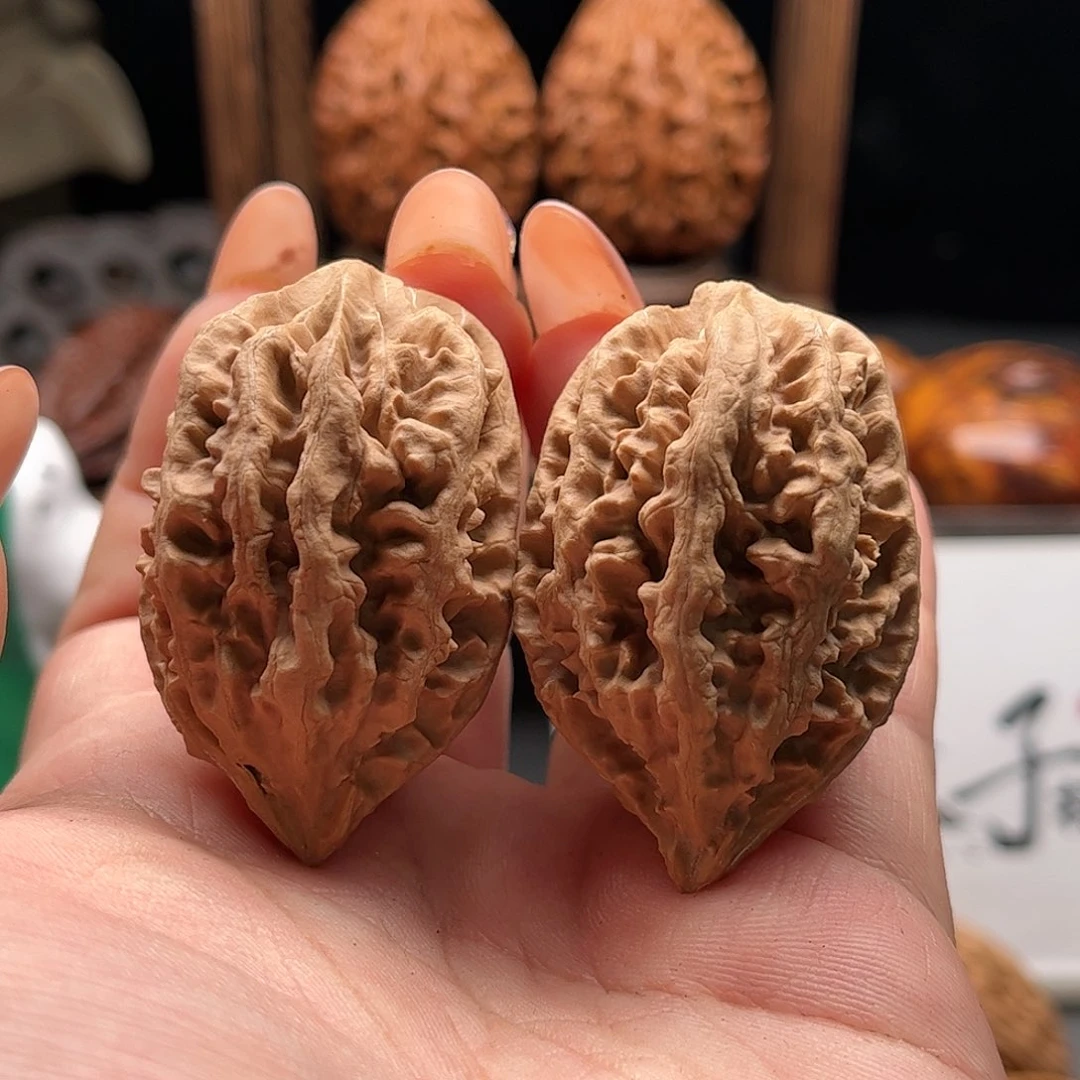 文玩核桃把件关东木子家楸大胖107