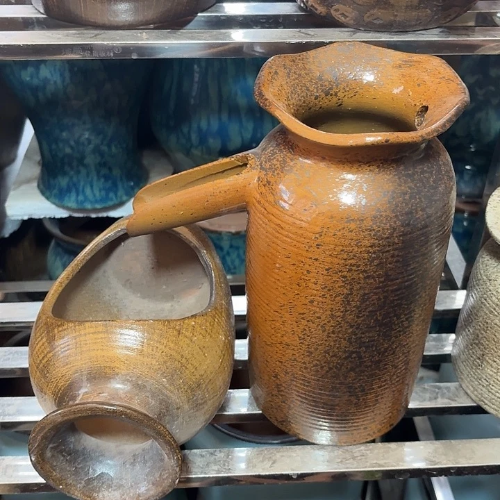 粗陶口径13/27，13/21/13进水口1.6厘米