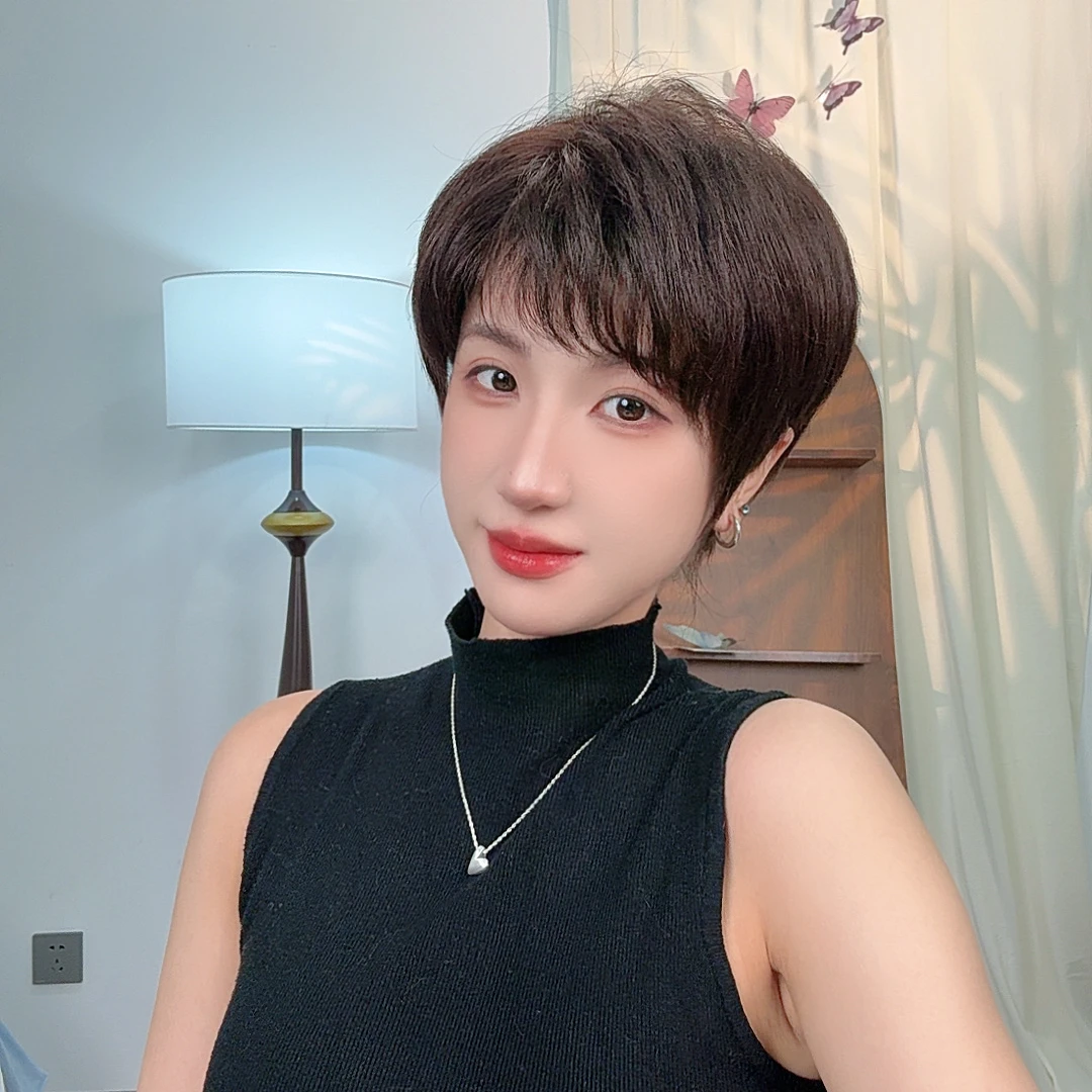 （澳瑞丝）气质女支持人同款纹理烫大卷洋气全真发